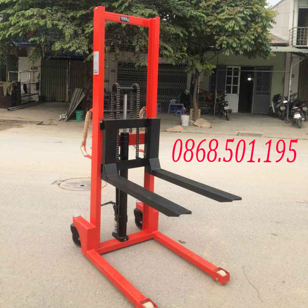 Xe nâng tay cao 1 tấn nâng cao 1m6 Maihui