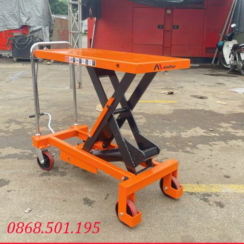 Bàn nâng thủy lực 0.8 tấn nâng cao 1m