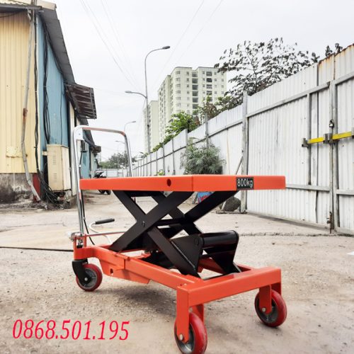 Bàn nâng thủy lực 0.8 tấn nâng 1000mm